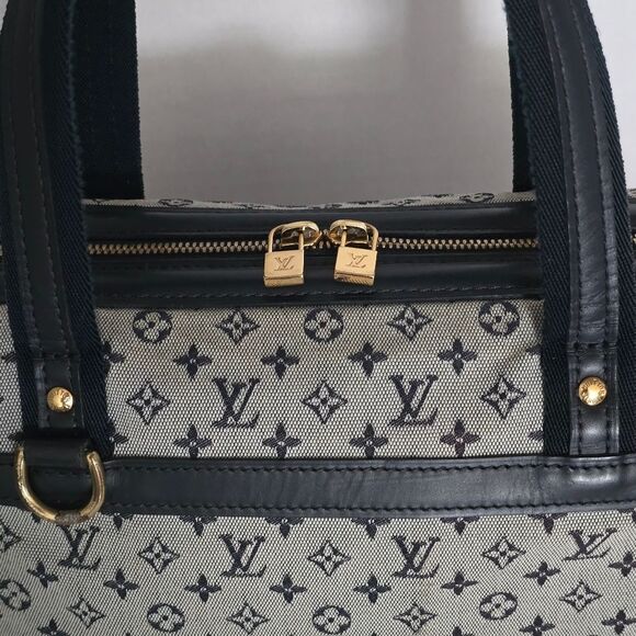 Louis Vuitton Josephine PM Navy Monogram Mini Boston Bag - Picture 4 of 14